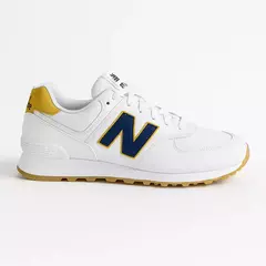 New Balance 574 White Blue Yellow ® 4,9 ⭐⭐⭐⭐⭐ (66) - comprar online