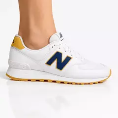 New Balance 574 White Blue Yellow ® 4,9 ⭐⭐⭐⭐⭐ (66) en internet