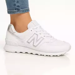 New Balance 574 Shiny White ® 4,9 ⭐⭐⭐⭐⭐ (81) en internet