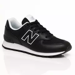New Balance 574 Black & White (Cuero) Â® 4,9 ⭐⭐⭐⭐⭐ (63) - comprar online