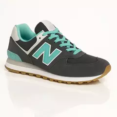 New Balance 574 Classic Grey & Torquoise ® 4,9 ⭐⭐⭐⭐⭐ (73) - comprar online