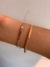 Pulseira Malha Fita | Banho Ródio Branco - comprar online