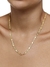 Colar Triplo Com elos Plaquinhas | Banhado a Ouro na internet