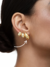 Brinco Gota Abaulada G | Banhado a Ouro - comprar online