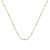 Colar Veneziana com Bola Lisa 45cm | Banhado a Ouro - comprar online