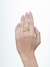 Anel Dupla Gota Lisa | Banhado a Ouro - comprar online