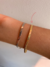 Pulseira Malha Fita | Banhado a Ouro - comprar online