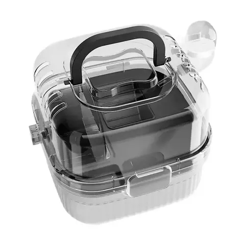 Bolha de Conforto – Gaiola de Viagem Translúcida para Pequenos Animais