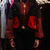 Chaqueta mini supra rojo con negro con nueve bolsillos a partir de material recuperado - comprar en línea