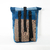 Maleta roll-top de upcycling de jean - TRANS