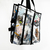 Totebag transparente con diseño de basura textil - TRANS