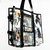 Totebag transparente con diseño de basura textil - tienda en línea