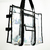Totebag transparente con rombos plateados - comprar en línea