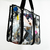 Imagen de Totebag transparente con diseño de basura textil