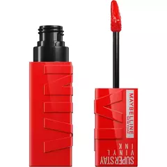 Labial Líquido Maybelline 25 RED HOT SuperStay Vinyl Ink x 4,2 ml - comprar online