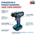 ￼Parafusadeira e Furadeira à Bateria BOSCH 12V Lithium Bivolt Led + Kit Brocas