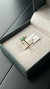 Anel Ouro Amarelo 18k com Esmeralda e Diamante - comprar online