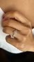 Anel Chuveiro Ouro Branco 18k com Diamantes