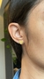 Brinco Coração em Ouro Amarelo 18k