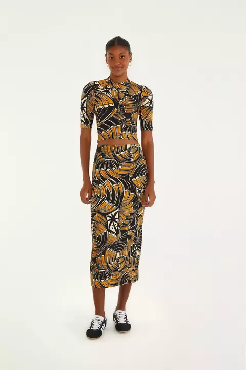 Saia Farm Midi Leque de Tucano - Verão 2026