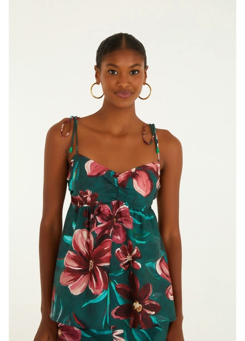 Blusa Farm Alça Linea - Verão 2026