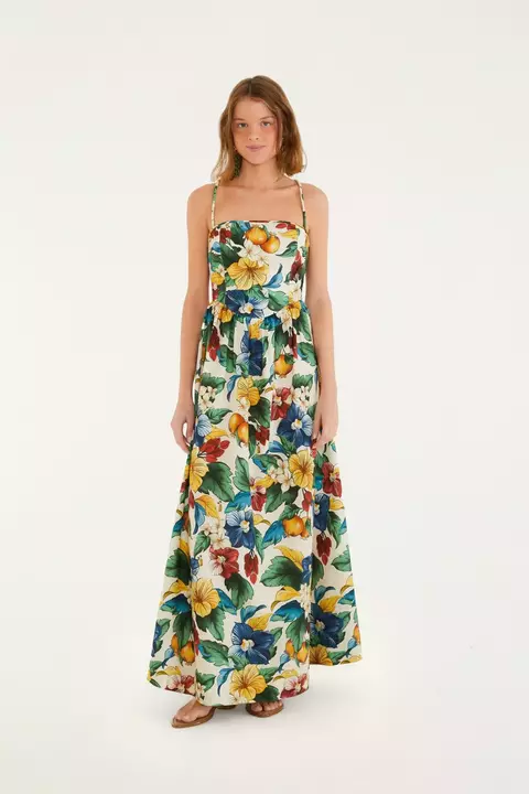 Vestido Farm Longo Tropicalzinho - Verão 2026