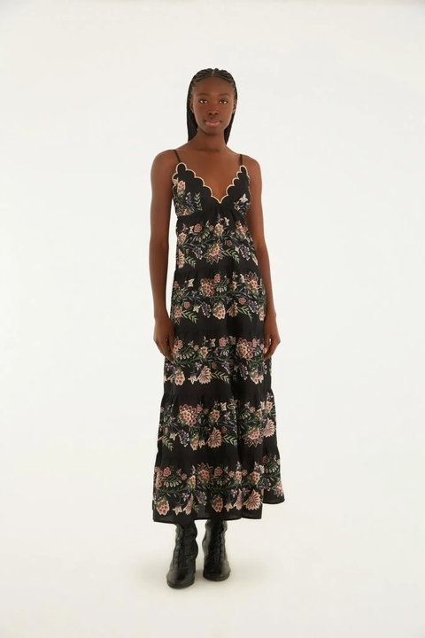 Vestido Farm Jardim Maravilhoso