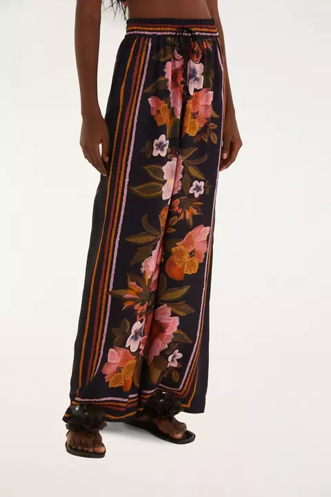 Calca Farm Floral Cléo - Verão 2026