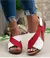 Sandália de Verão Peep Toe – Salto Anabela Super Confortável - comprar online