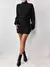 Vestido de Malha com Gola Alta e Manga Longa - Conforto Elegante - comprar online