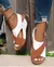 Sandália de Verão Peep Toe – Salto Anabela Super Confortável