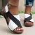 Imagem do Sandália de Verão Peep Toe – Salto Anabela Super Confortável