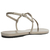 SANDALIA AREZZO RASTEIRA PRATA SLIM BICO REDONDO - comprar online