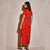 VESTIDO LSTRADO VERM/LARANJ/OFF - COLCCI - comprar online
