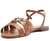 SANDALIA RASTEIRA MARROM DOURADA - comprar online