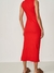VESTIDO CANELADO VERMELHO - COLCCI - comprar online