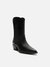 BOTA AREZZO PRETA COURO CANO CURTO WESTERN LISA - comprar online