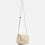 BOLSA TIRACOLO BEGE PEQUENA METALASSE - comprar online