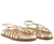 SANDALIA PAPETE GLADIADORA DOURADA ANACAPRI - comprar online