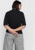 BLUSA CANELADA GOLA ALTA PRETA - DZARM - loja online