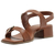 SANDALIA ANACAPRI SALTO BLOCO FIVELA DUPLA ELISE MARROM - comprar online