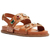 SANDÁLIA PAPETE AREZZO MARROM NUT COURO PEDRARIAS - comprar online