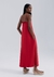 VESTIDO MIDI EM LINHO VERMELHO - HERING - Menina Luz
