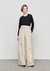 BLUSA CROPPED AMPLA MANGA LONGA - PRETO DZARM - comprar online