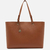 BOLSA SHOPPING MARROM GRANDE CHARM METAL