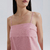 VESTIDO CURTO ALÇAS REMOVÉVEIS EM LINHO ROSA - HERING - loja online