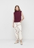 BLUSA GOLA ALTA VINHO - DZARM - Menina Luz