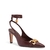 SCARPIN SANTA LOLLA SLINGBACK AMARRAÇÃO COURO MARROM - comprar online