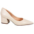 SCARPIN LIALINE COURO SALTO BLOCO GROSSO NUDE