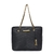 BOLSA SHOPPER SANTA LOLLA PRETA MATELASSÊ ALÇA DE OMBRO